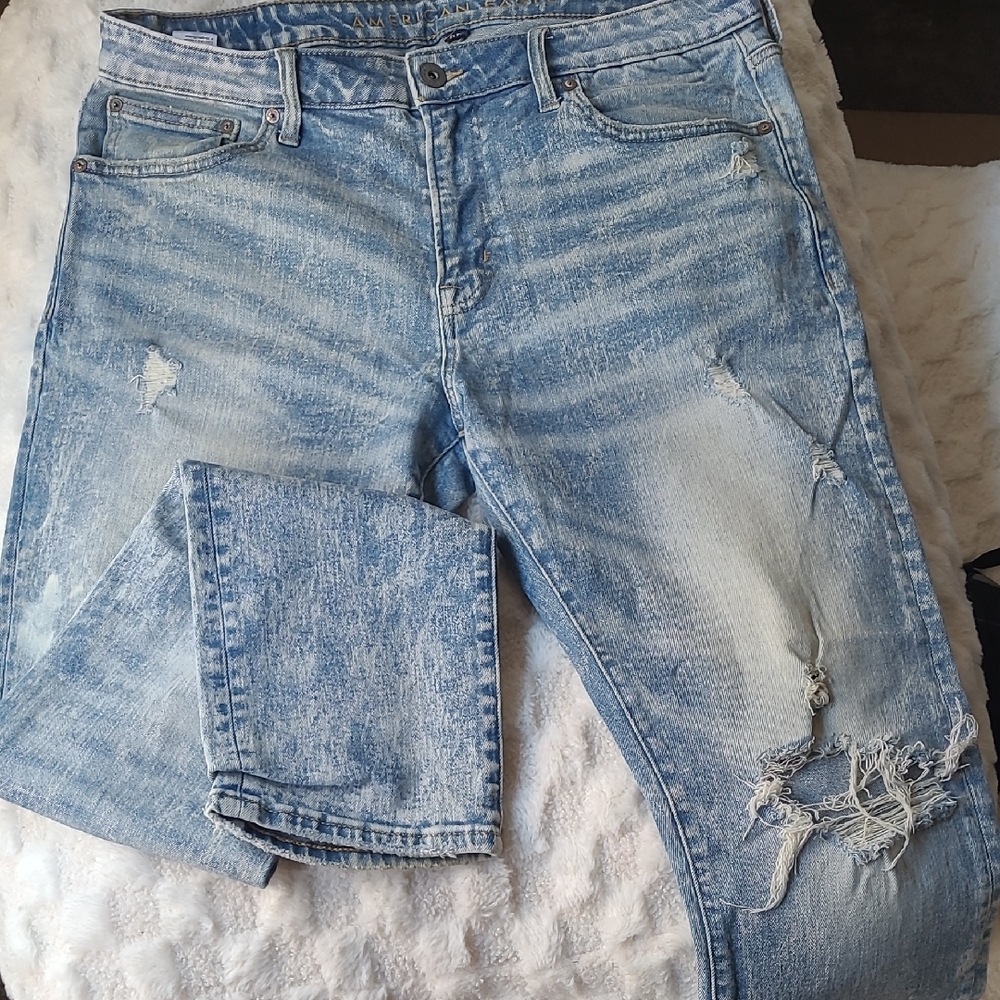 American Eagle Outfitters Light Blue Relaxed Men's Jeans